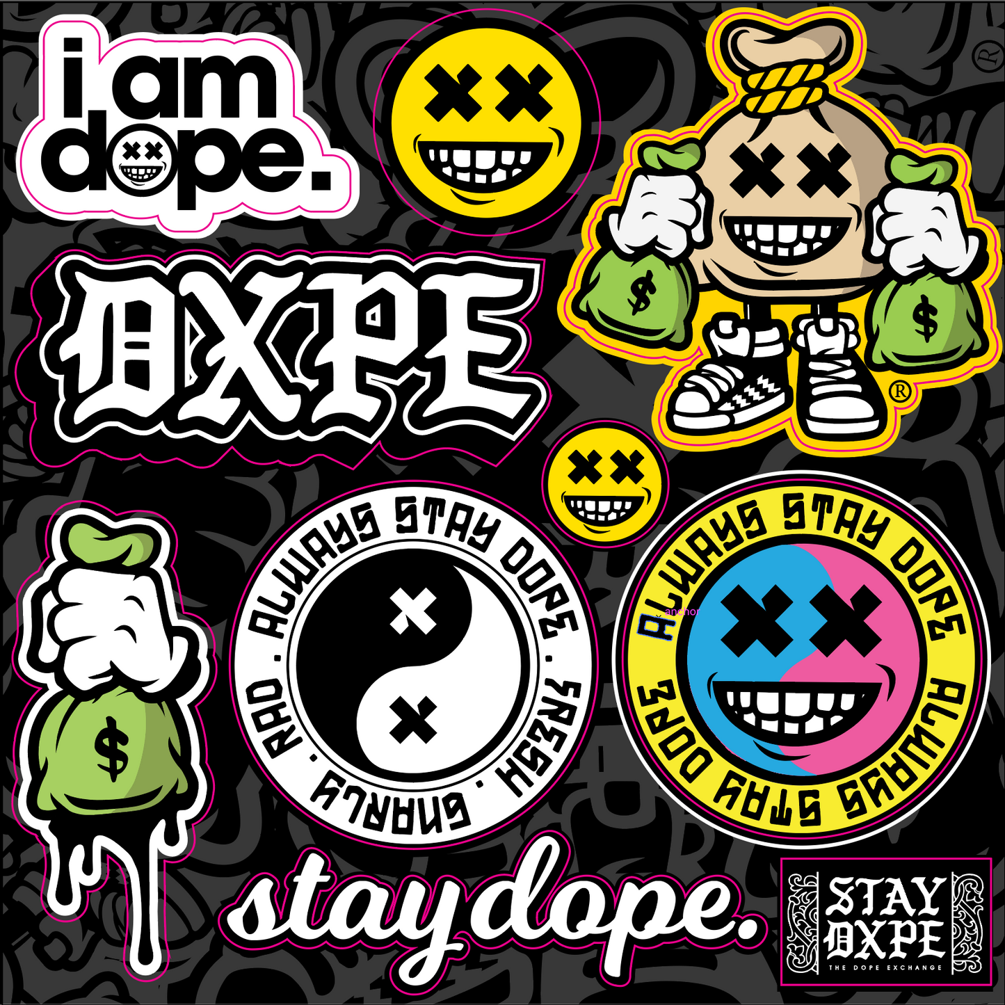SUPER DOPE STICKER PACK