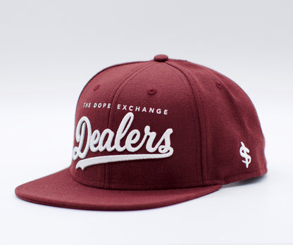 Dealers Classic Snapback Burgundy