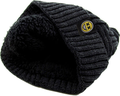 DXPE Sherpa BLACK Beanie