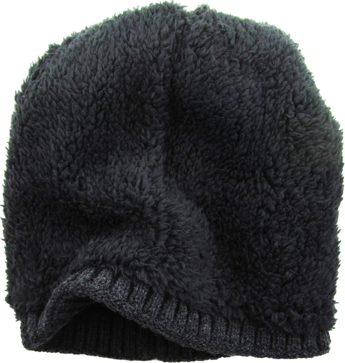 DXPE Sherpa BLACK Beanie